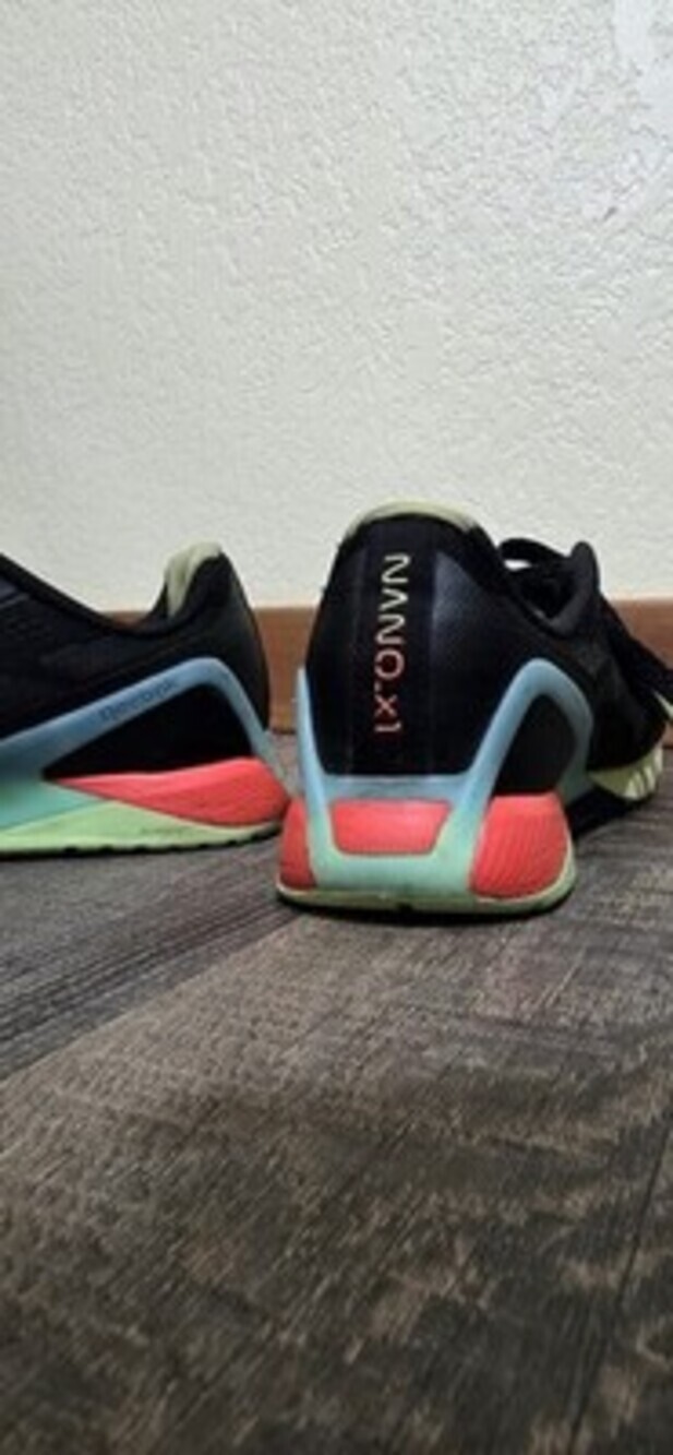 NWT Reebok Nano X1 Grow Women’s 7.5 Training Shoes Black Green Eco Floatride